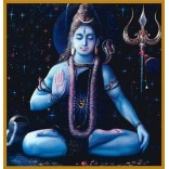 Lord Shiva in blue